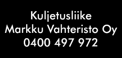 Kuljetusliike Markku Vahteristo Oy logo